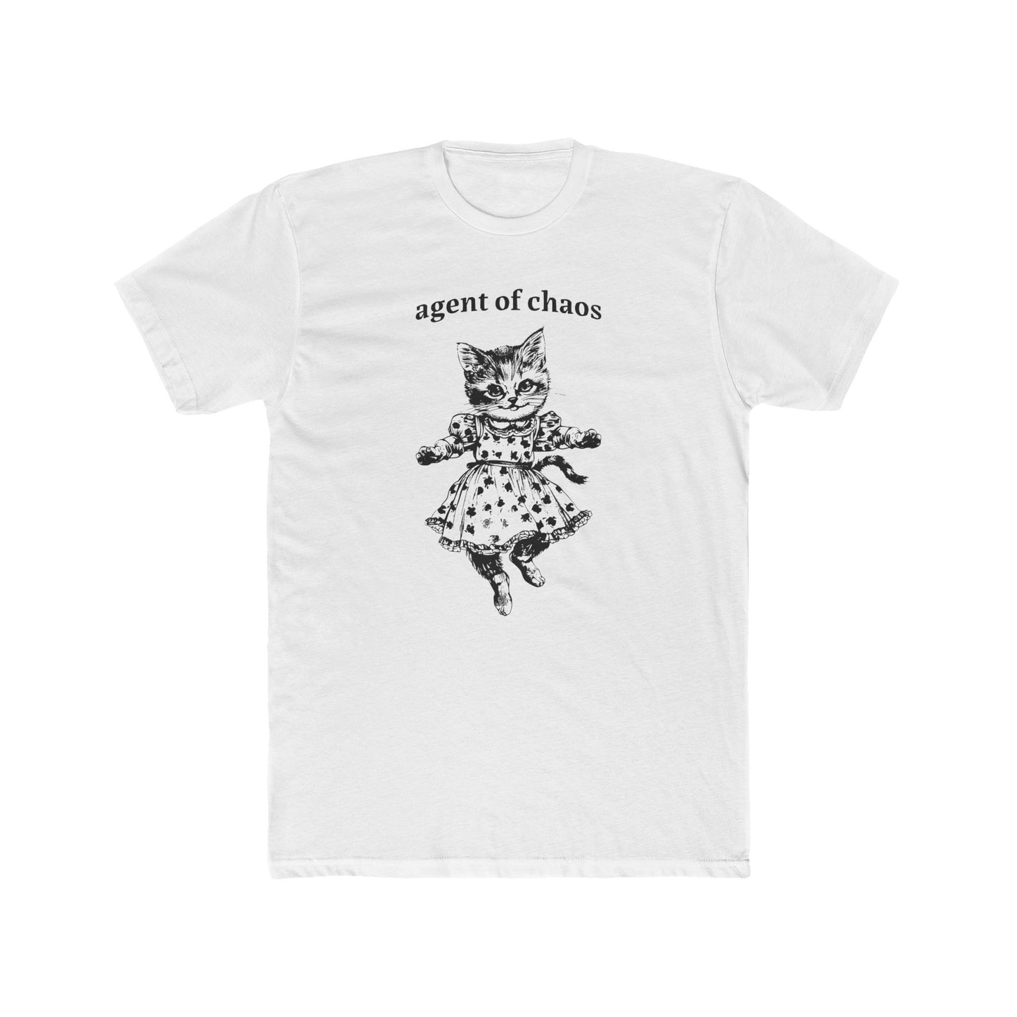 Agent of Chaos - Anthropomorphic Cat T-Shirt