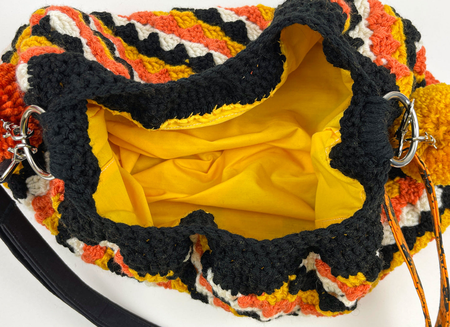 Vintage Halloween Inspired Crochet Crossbody Bag