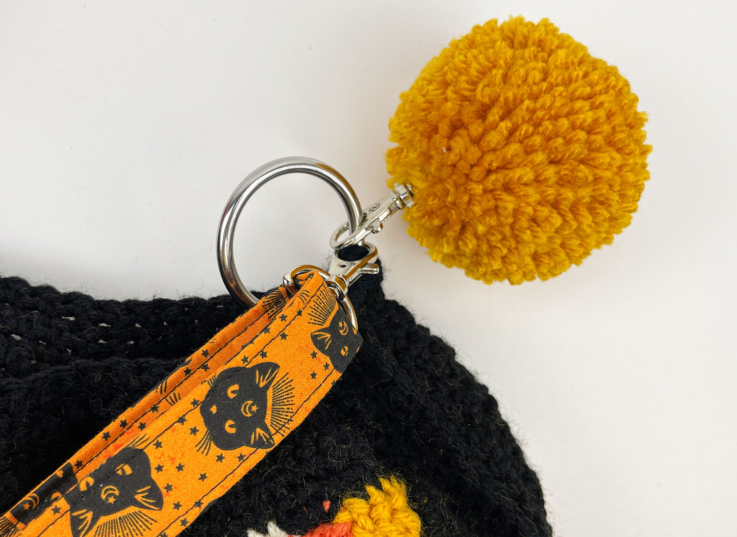Vintage Halloween Inspired Crochet Crossbody Bag