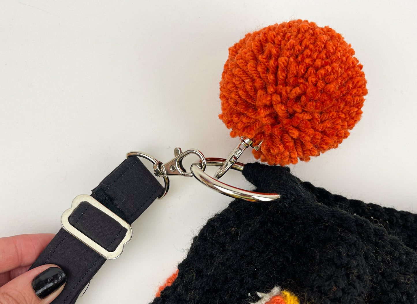Vintage Halloween Inspired Crochet Crossbody Bag