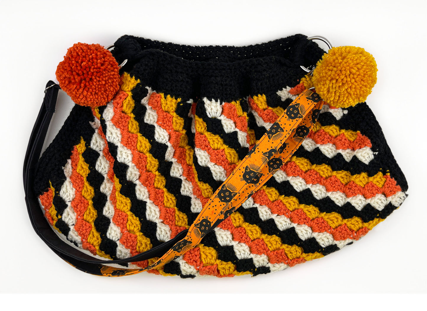Vintage Halloween Inspired Crochet Crossbody Bag