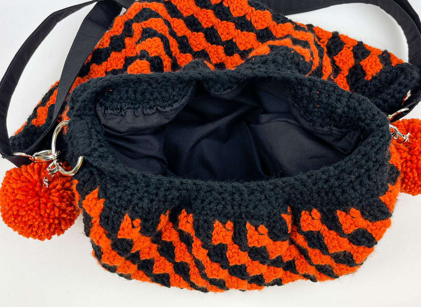 Vintage Halloween Inspired Crochet Crossbody Bag