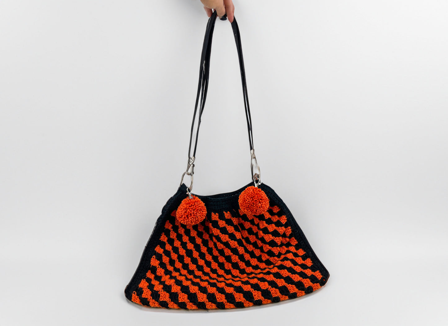 Vintage Halloween Inspired Crochet Crossbody Bag