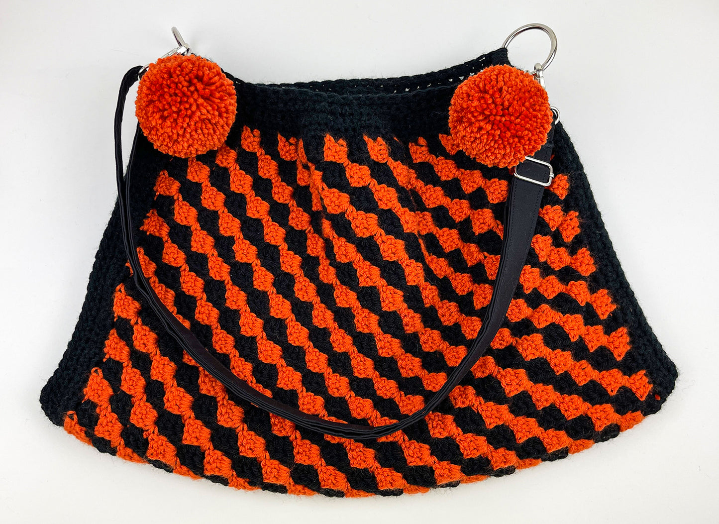 Vintage Halloween Inspired Crochet Crossbody Bag