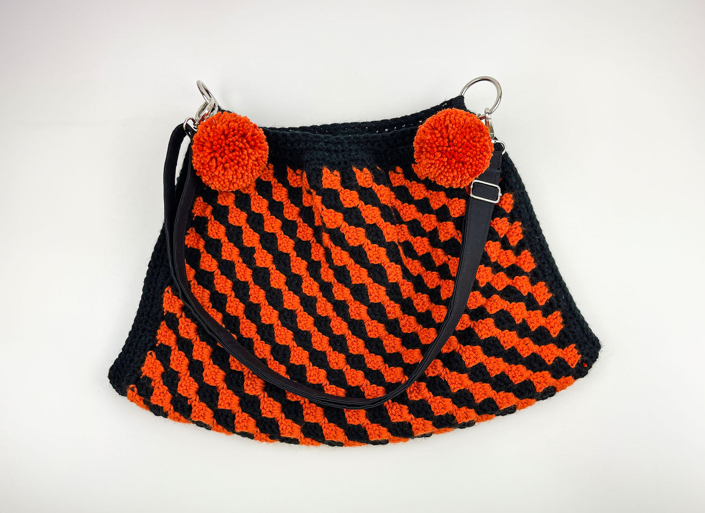 Vintage Halloween Inspired Crochet Crossbody Bag