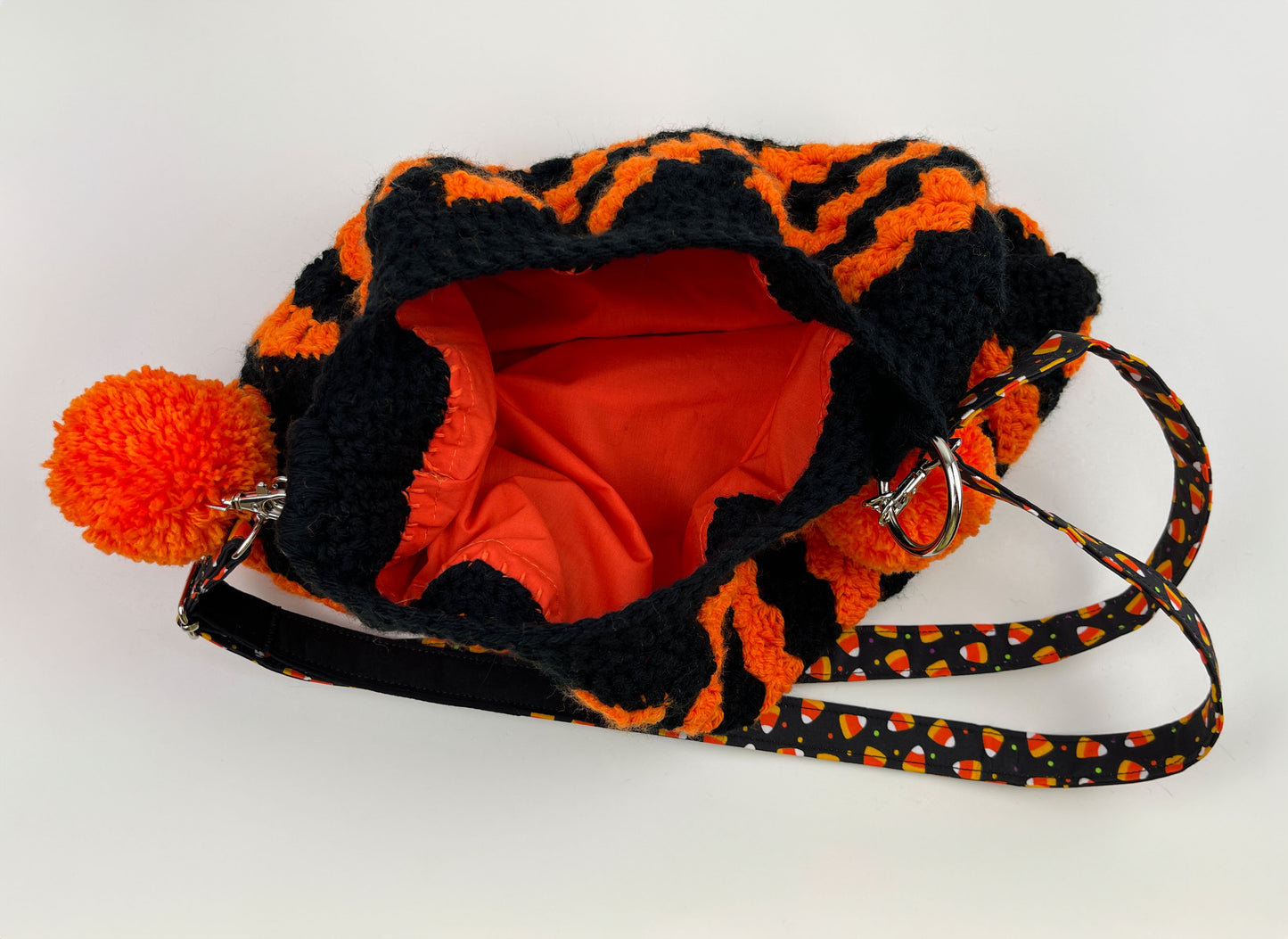 Vintage Halloween Inspired Crochet Crossbody Bag