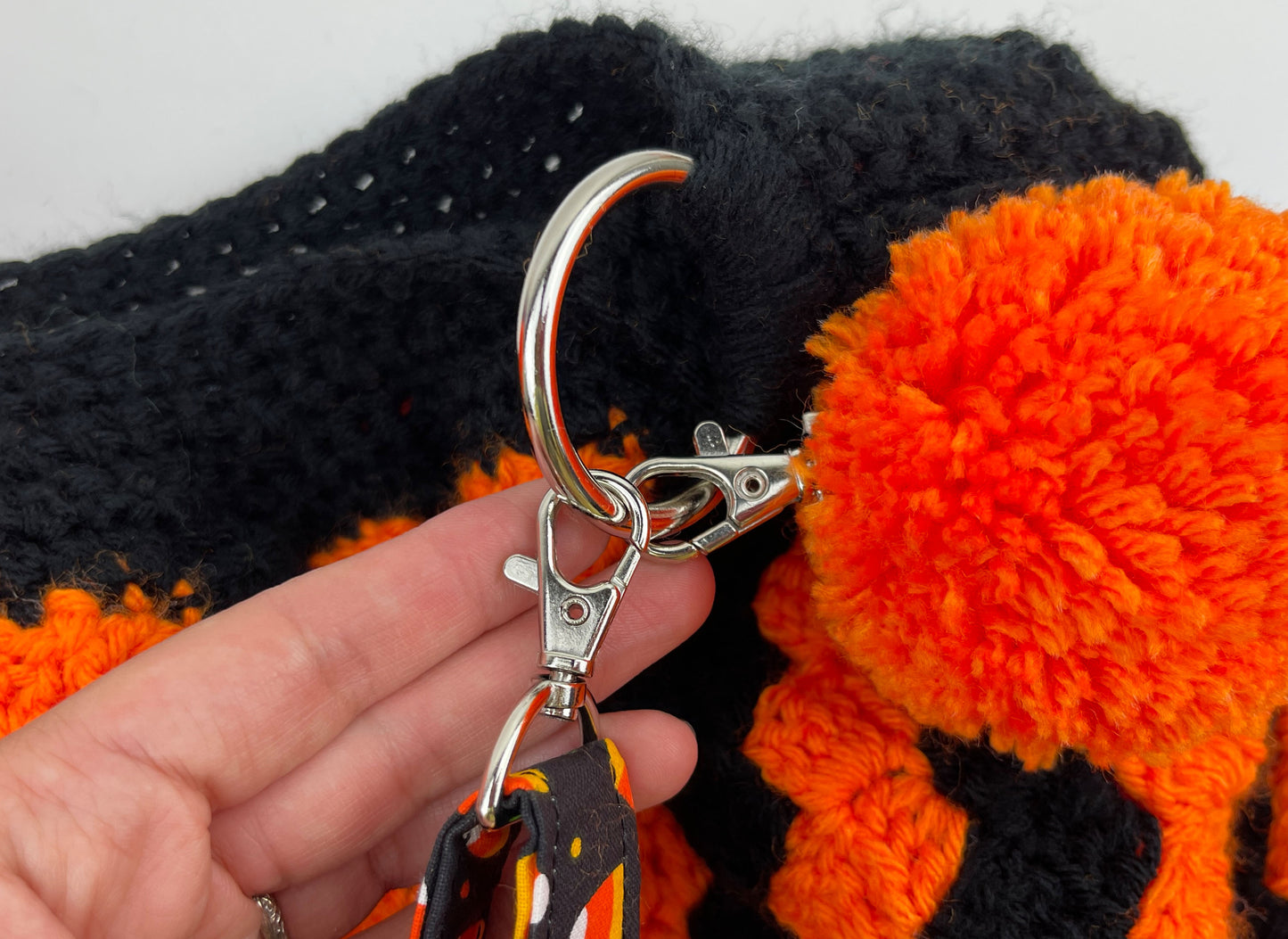 Vintage Halloween Inspired Crochet Crossbody Bag