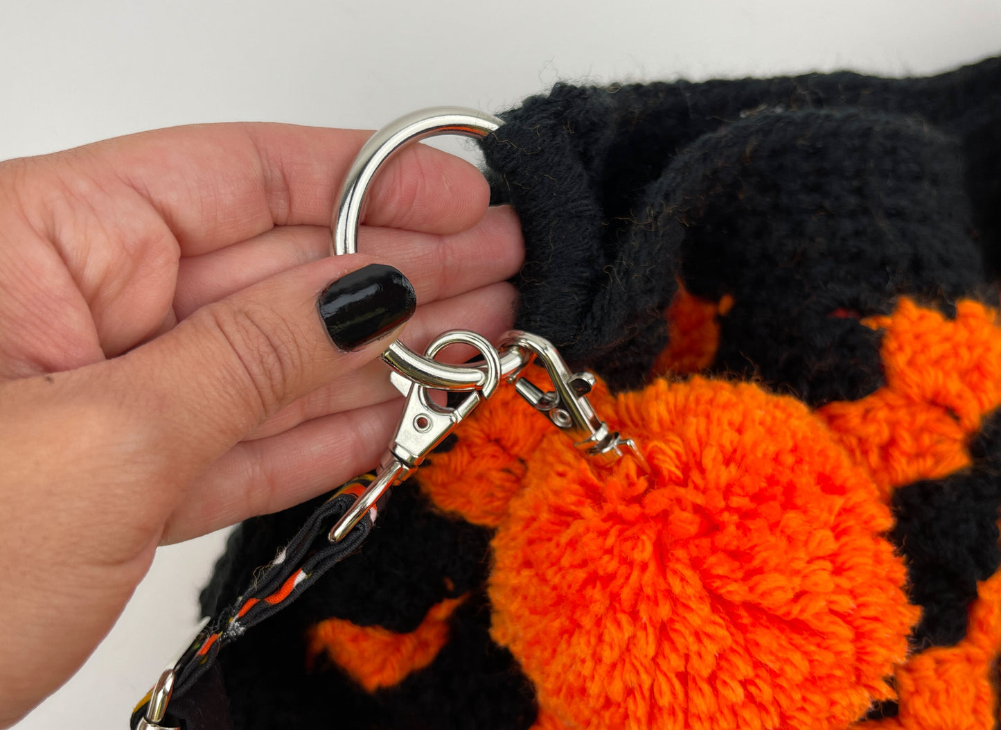 Vintage Halloween Inspired Crochet Crossbody Bag