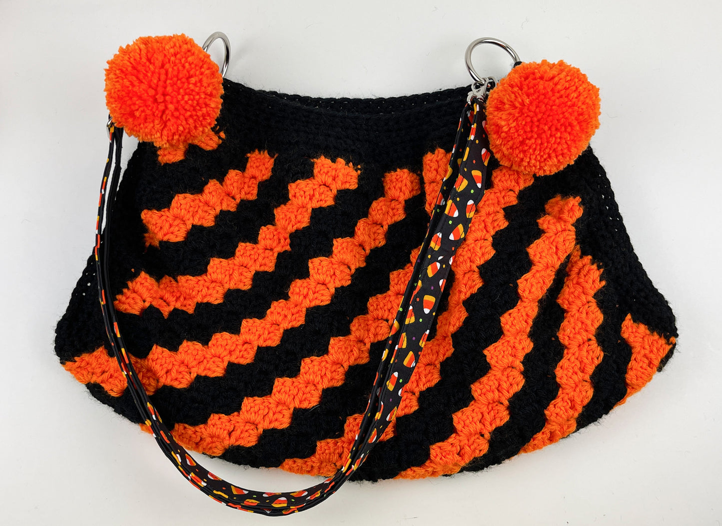 Vintage Halloween Inspired Crochet Crossbody Bag