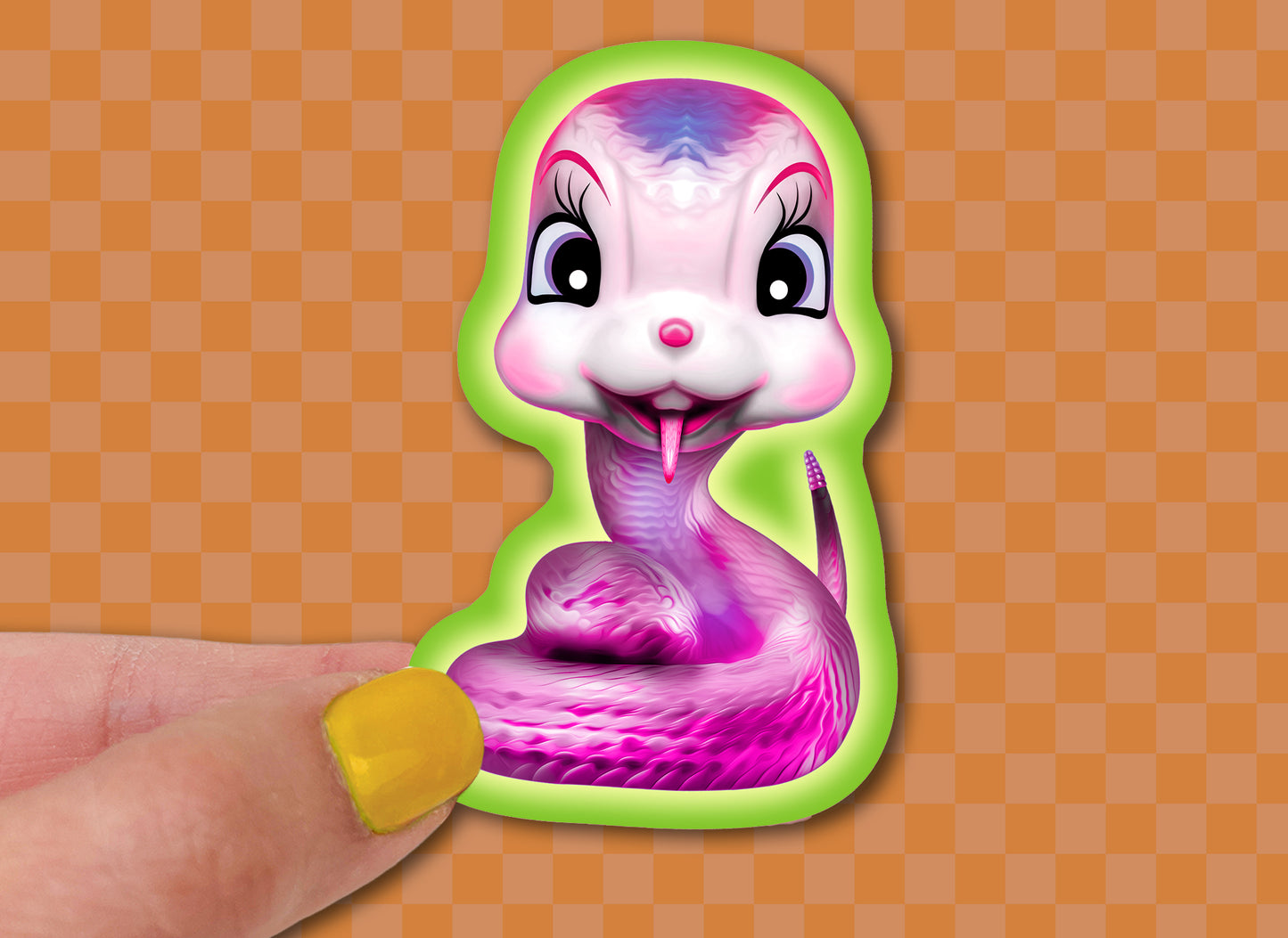 Anthropomorphic Snakes Sticker