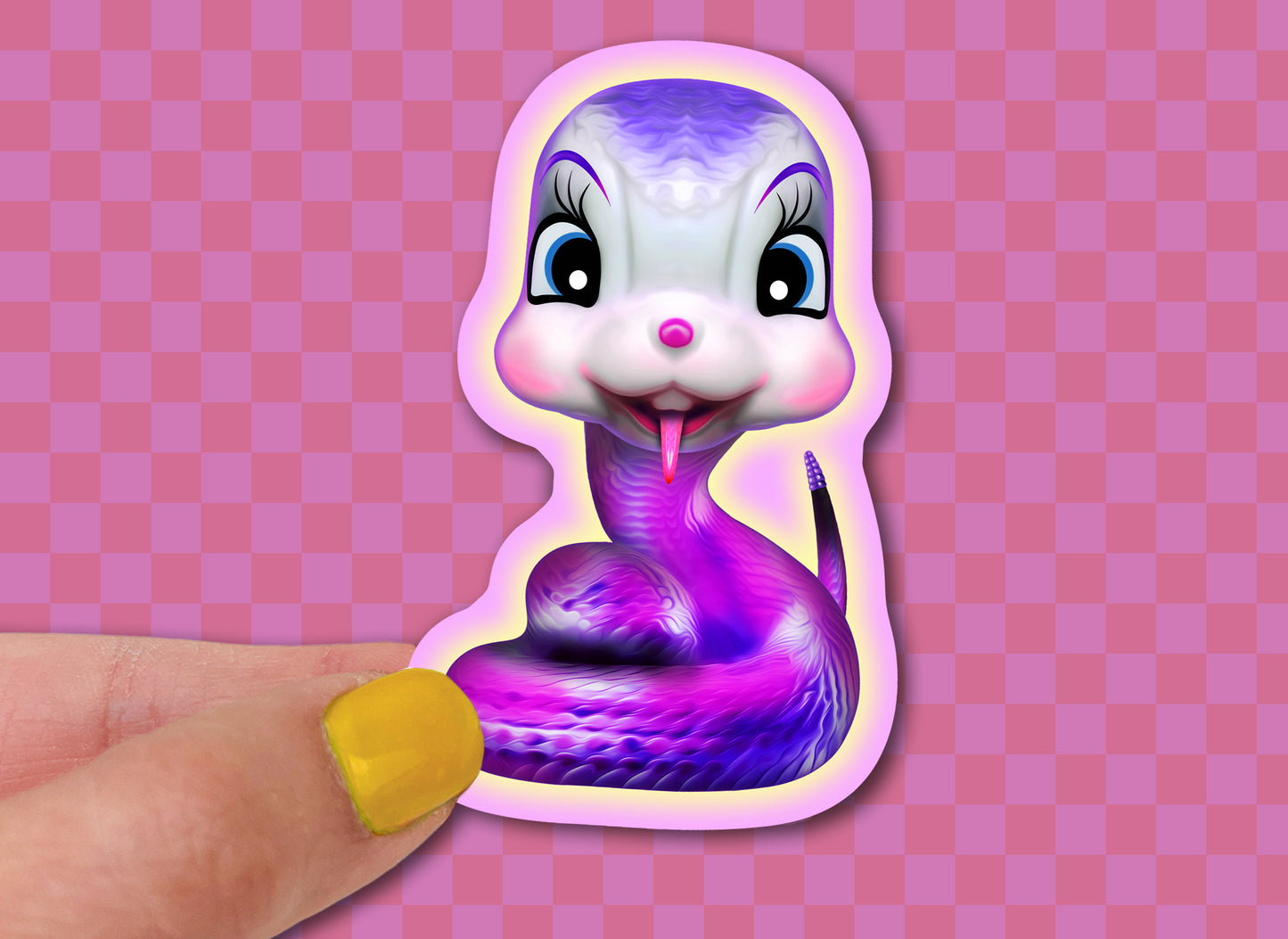 Anthropomorphic Snakes Sticker