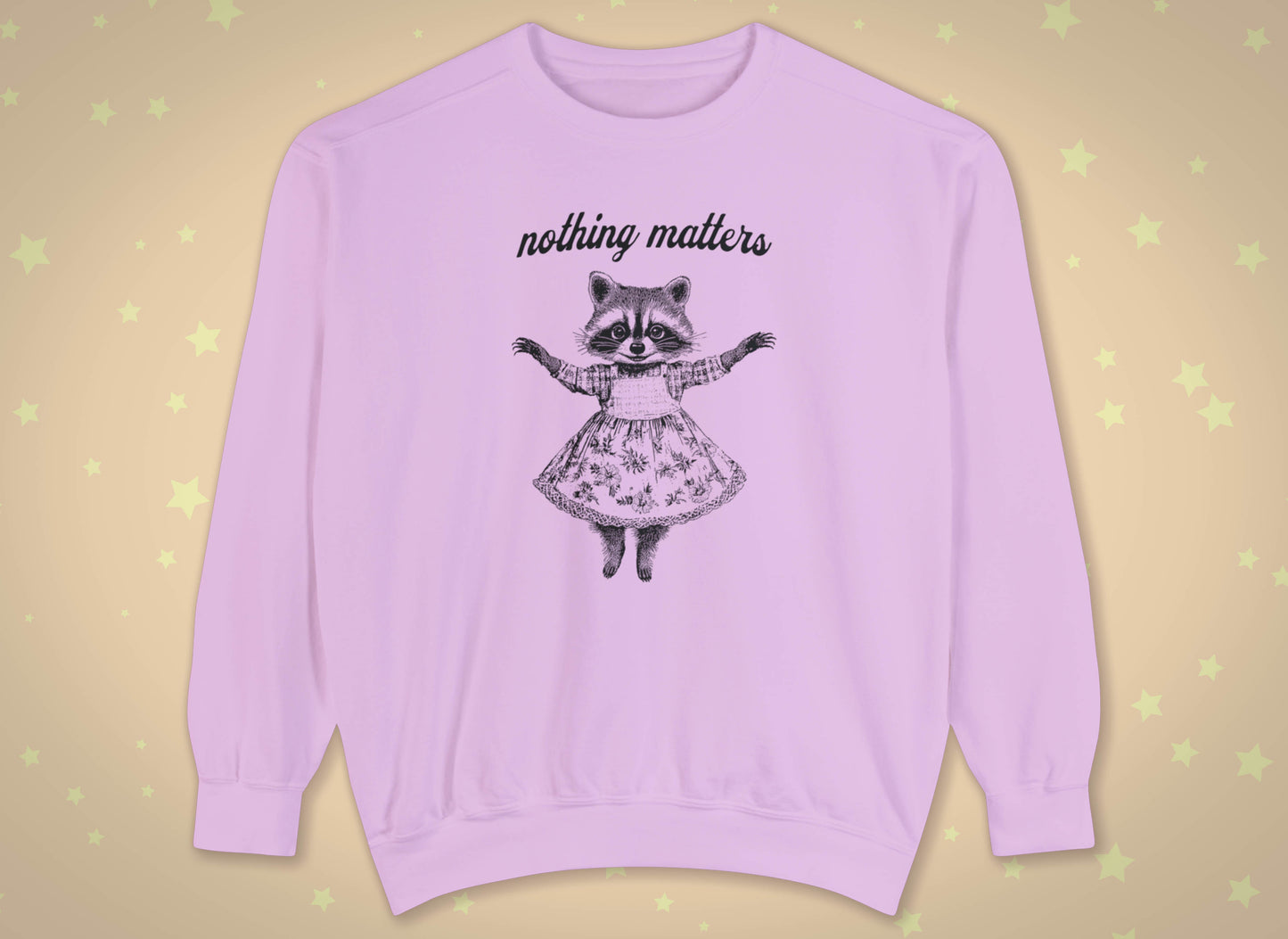 Nothing Matters - Anthropomorphic Raccoon Sweater