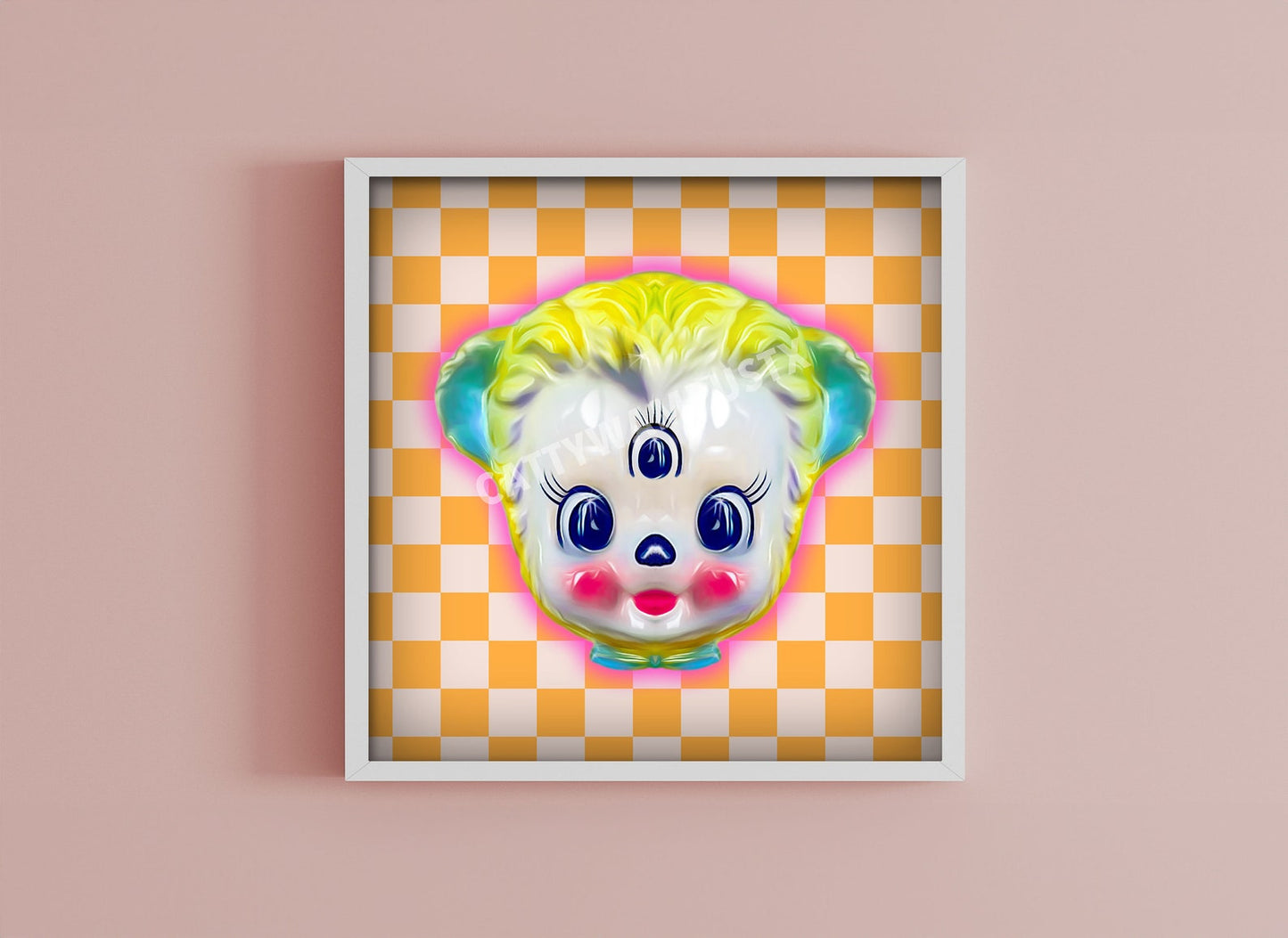 Kitschy Bear w/3rd Eye Print