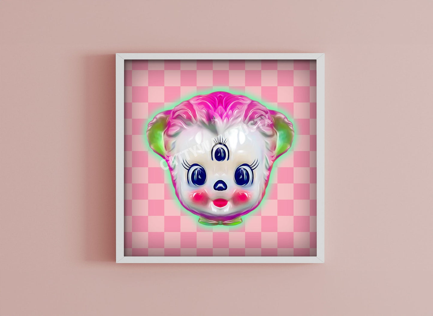 Kitschy Bear w/3rd Eye Print
