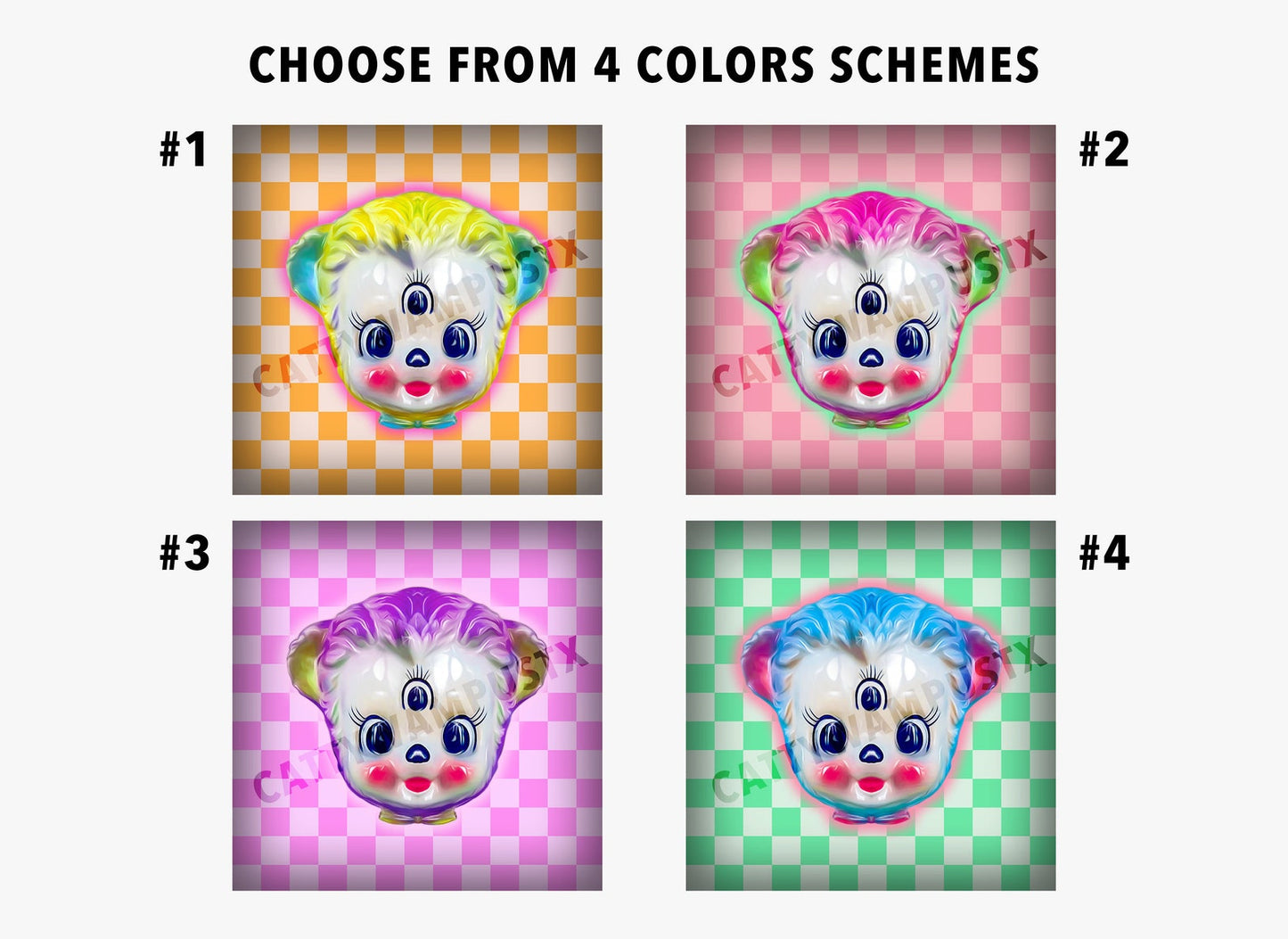 Kitschy Bear w/3rd Eye Print