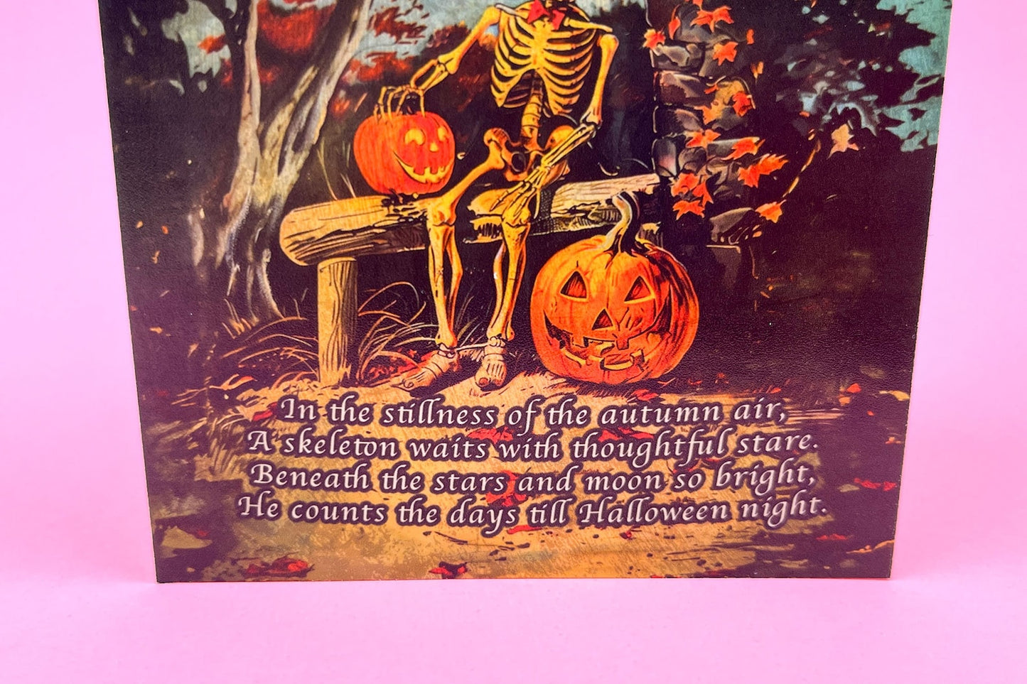 Halloween Skeleton Greeting Card