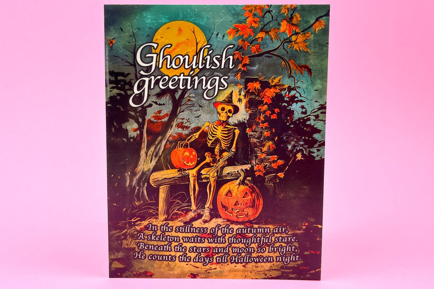 Halloween Skeleton Greeting Card