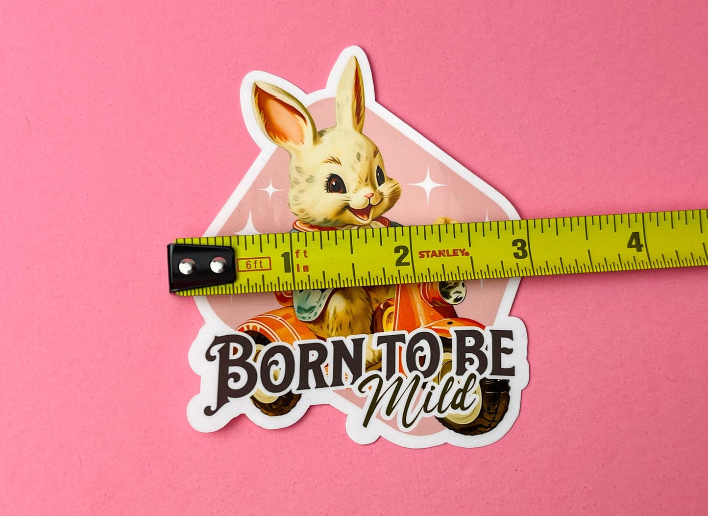 Born to be Mild Bunny Rabbit Sticker