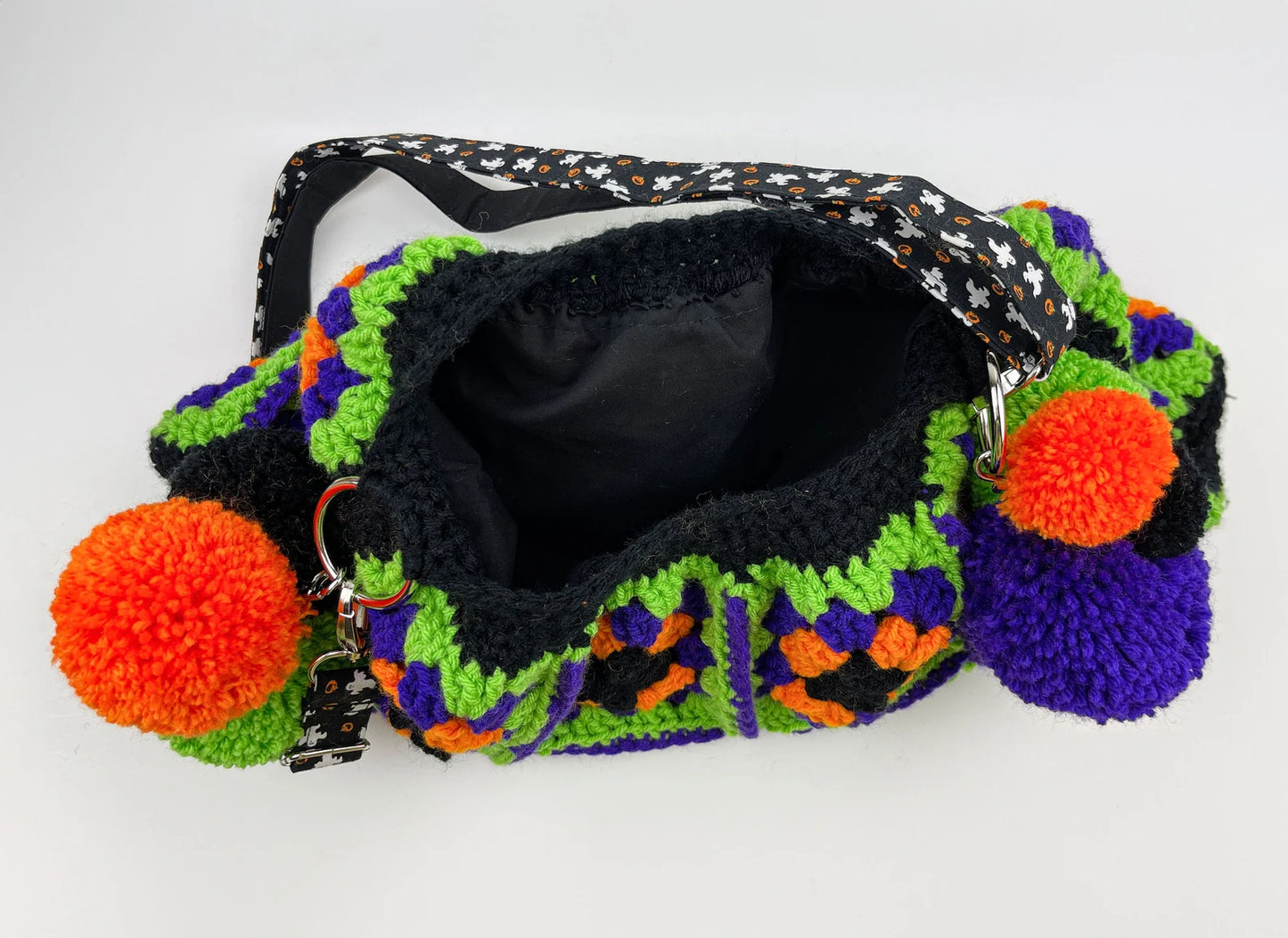 Vintage Halloween Inspired Crochet Crossbody Bag