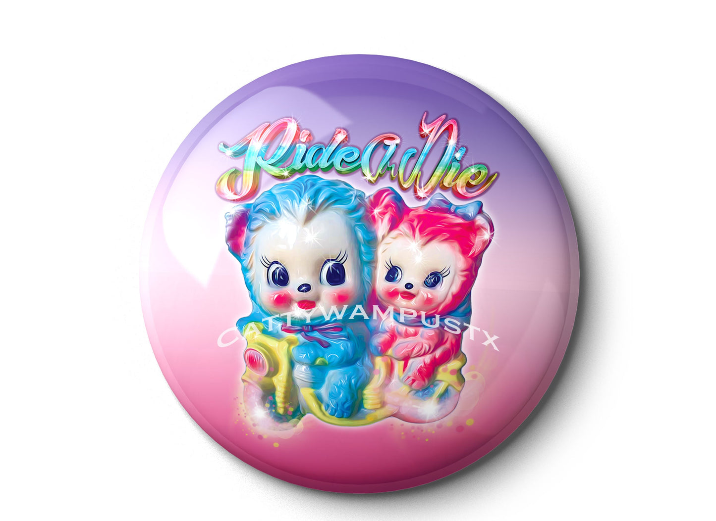 Best Friends - Pocket Mirror, Magnet, and or Pin Back Button