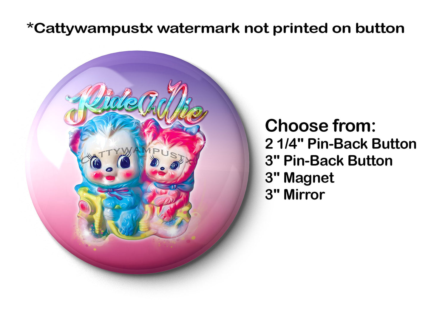 Best Friends - Pocket Mirror, Magnet, and or Pin Back Button