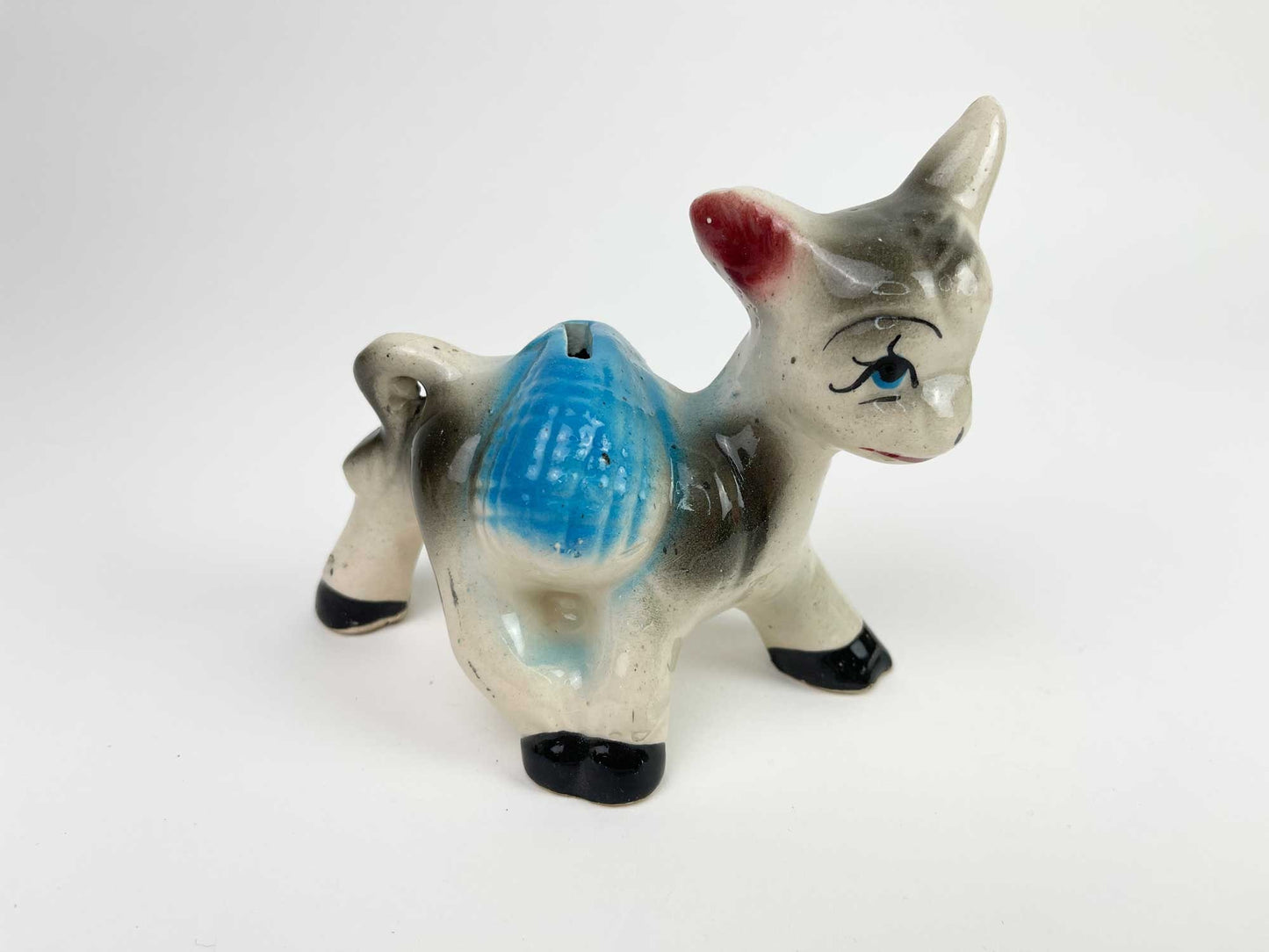 Vintage Donkey Toothpick Holder