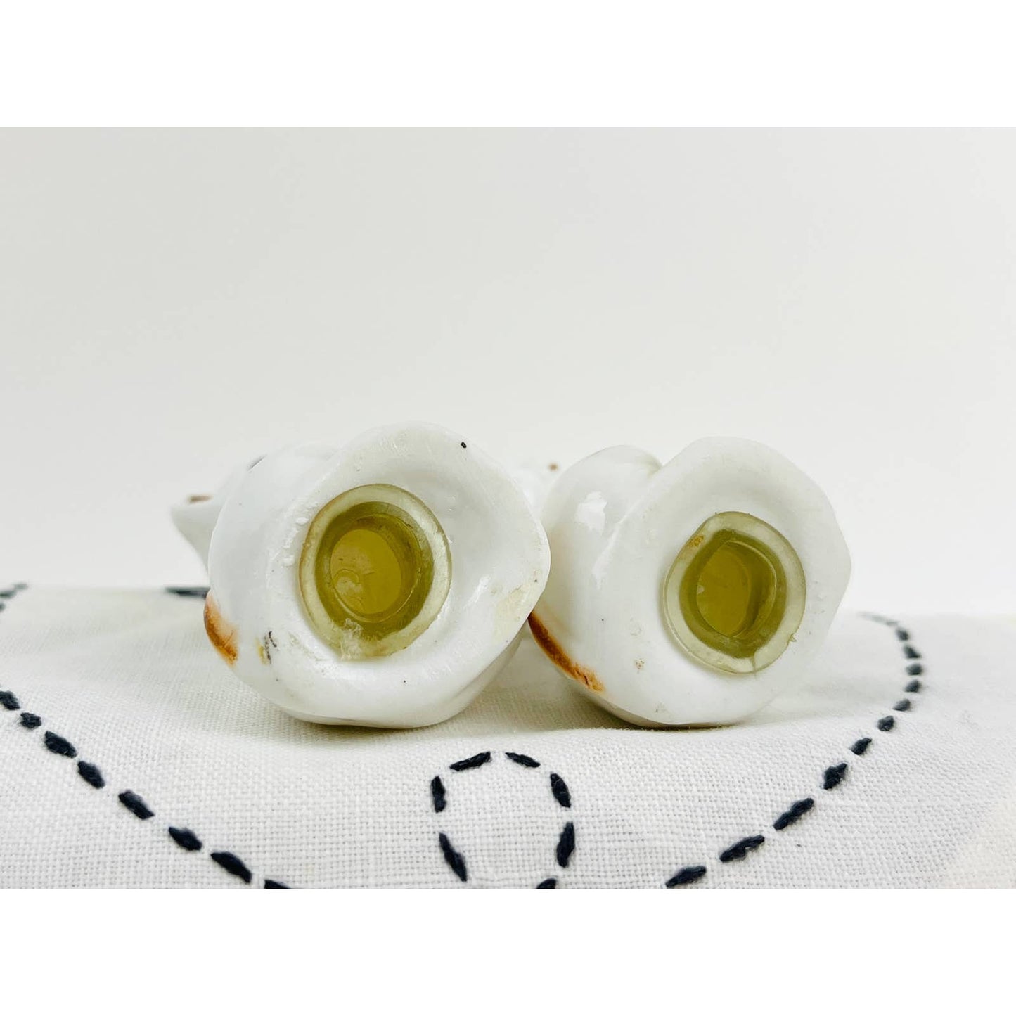 Vintage Siamese Cats Bone China Salt and Pepper Shakers 2.5"