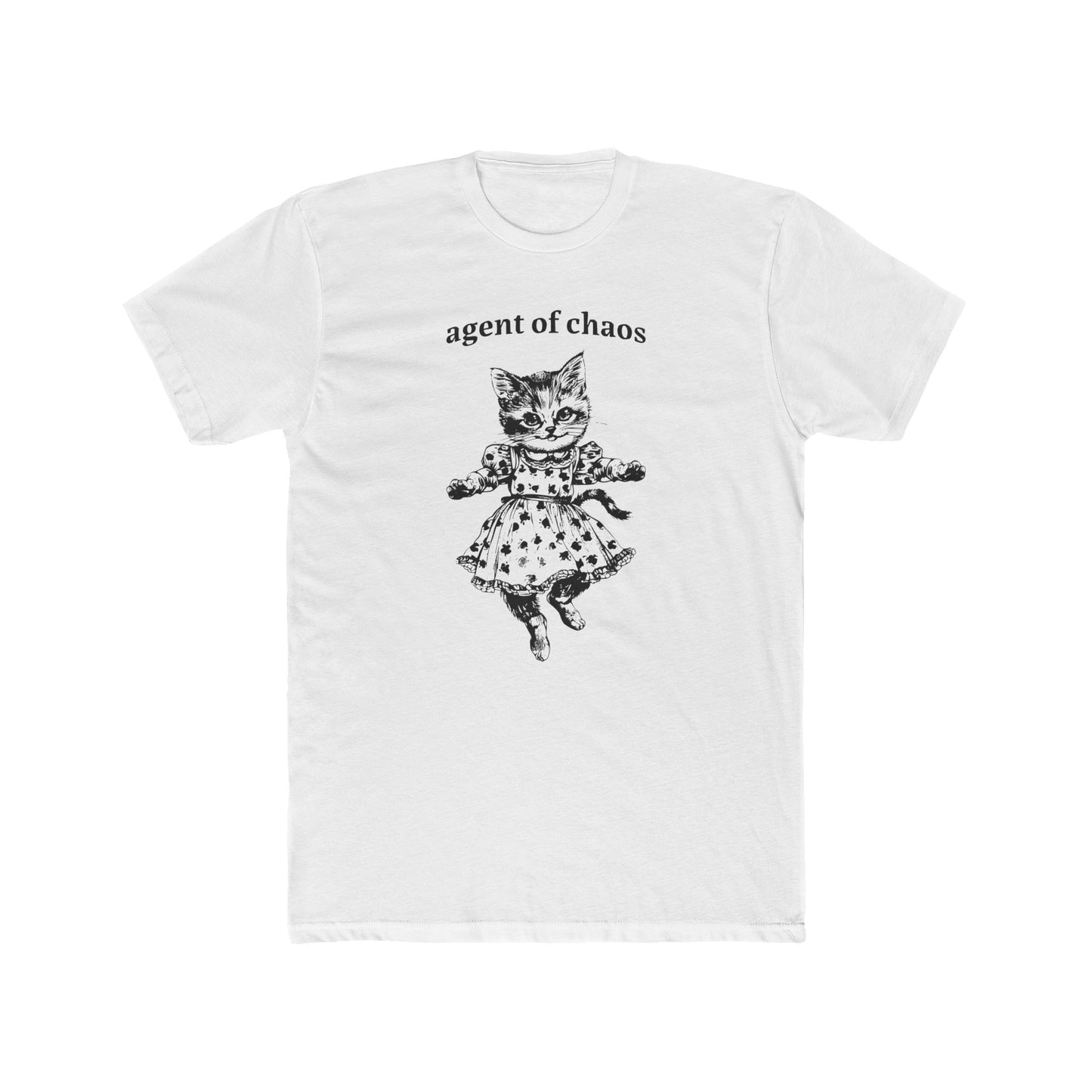 Agent of Chaos - Anthropomorphic Cat T-Shirt