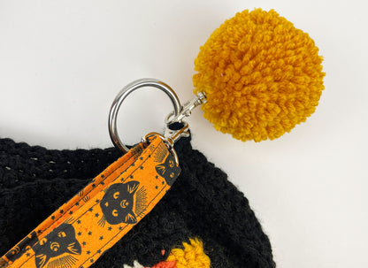 Vintage Halloween Inspired Crochet Crossbody Bag