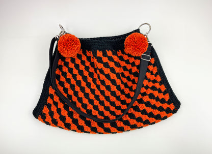 Vintage Halloween Inspired Crochet Crossbody Bag