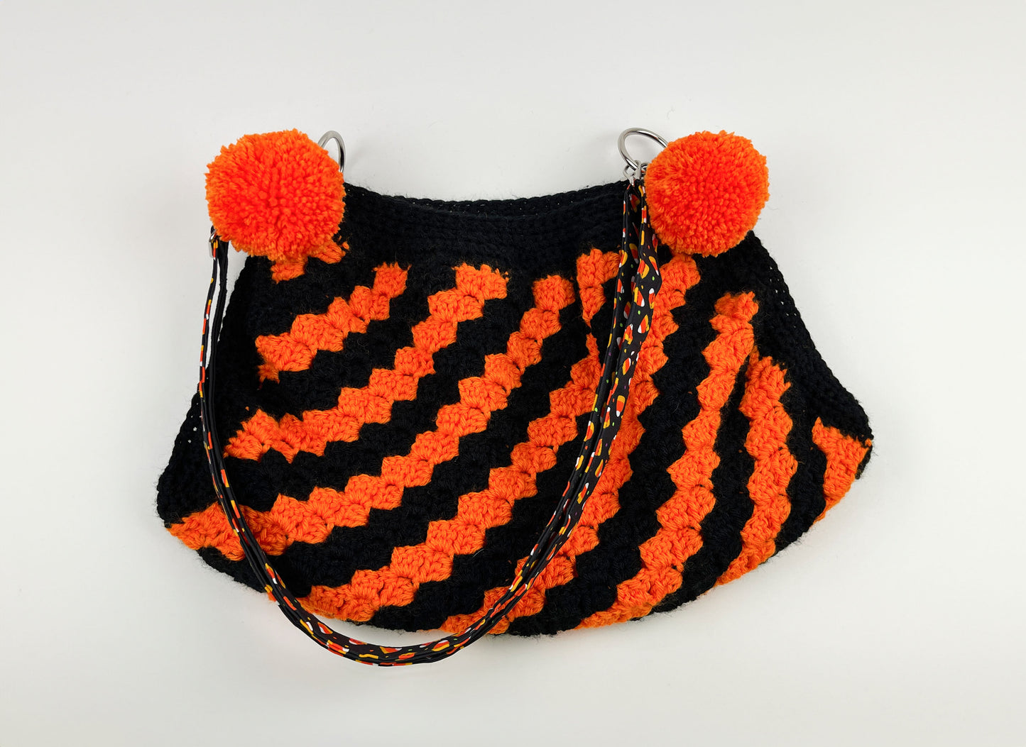 Vintage Halloween Inspired Crochet Crossbody Bag