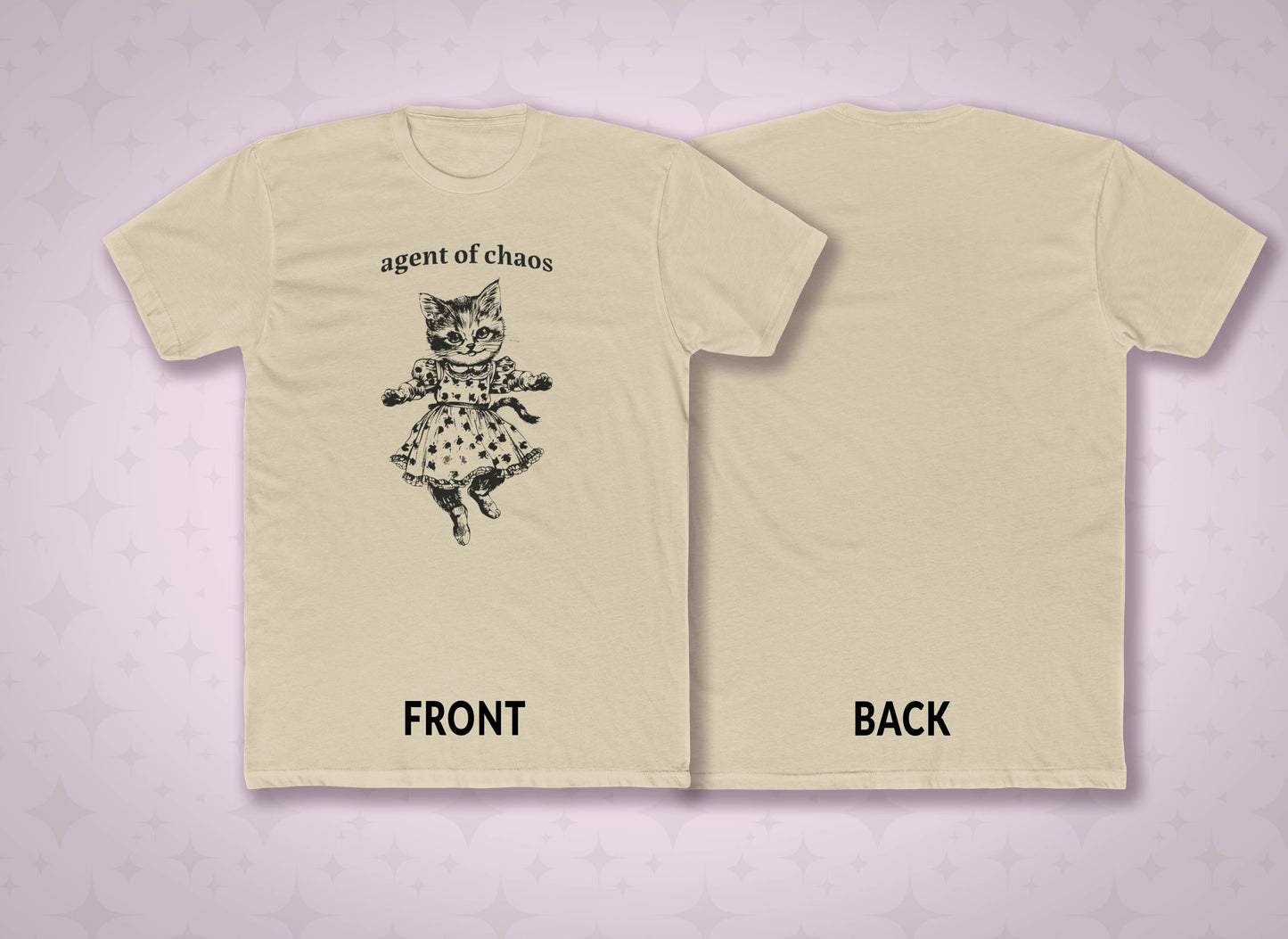 Agent of Chaos - Anthropomorphic Cat T-Shirt