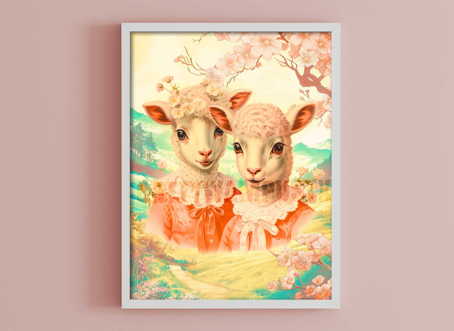 Anthropomorphic Lamb Fine Art Print