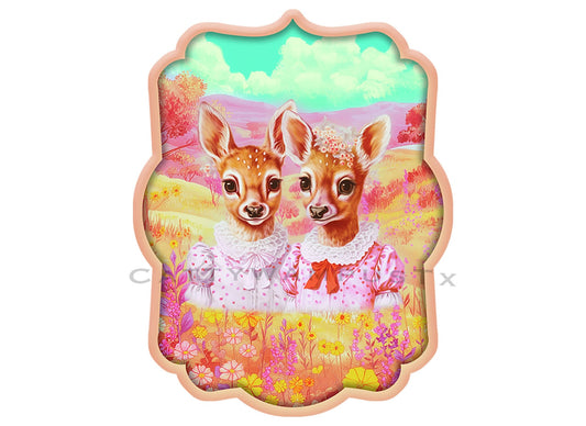 Anthropomorphic Deer Sticker