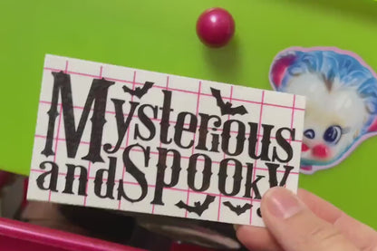 Mysterious and Spooky Vinyl Decals