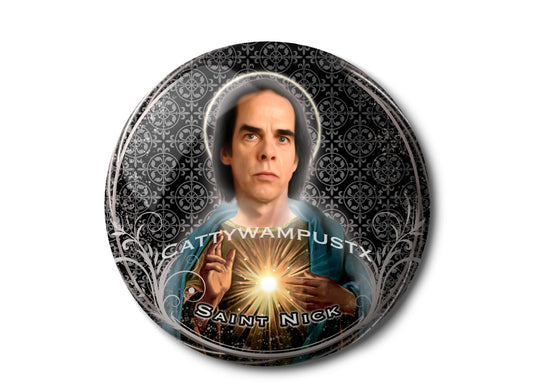 Nick Cave - Pocket Mirror, Magnet, and or  Pin Back Button