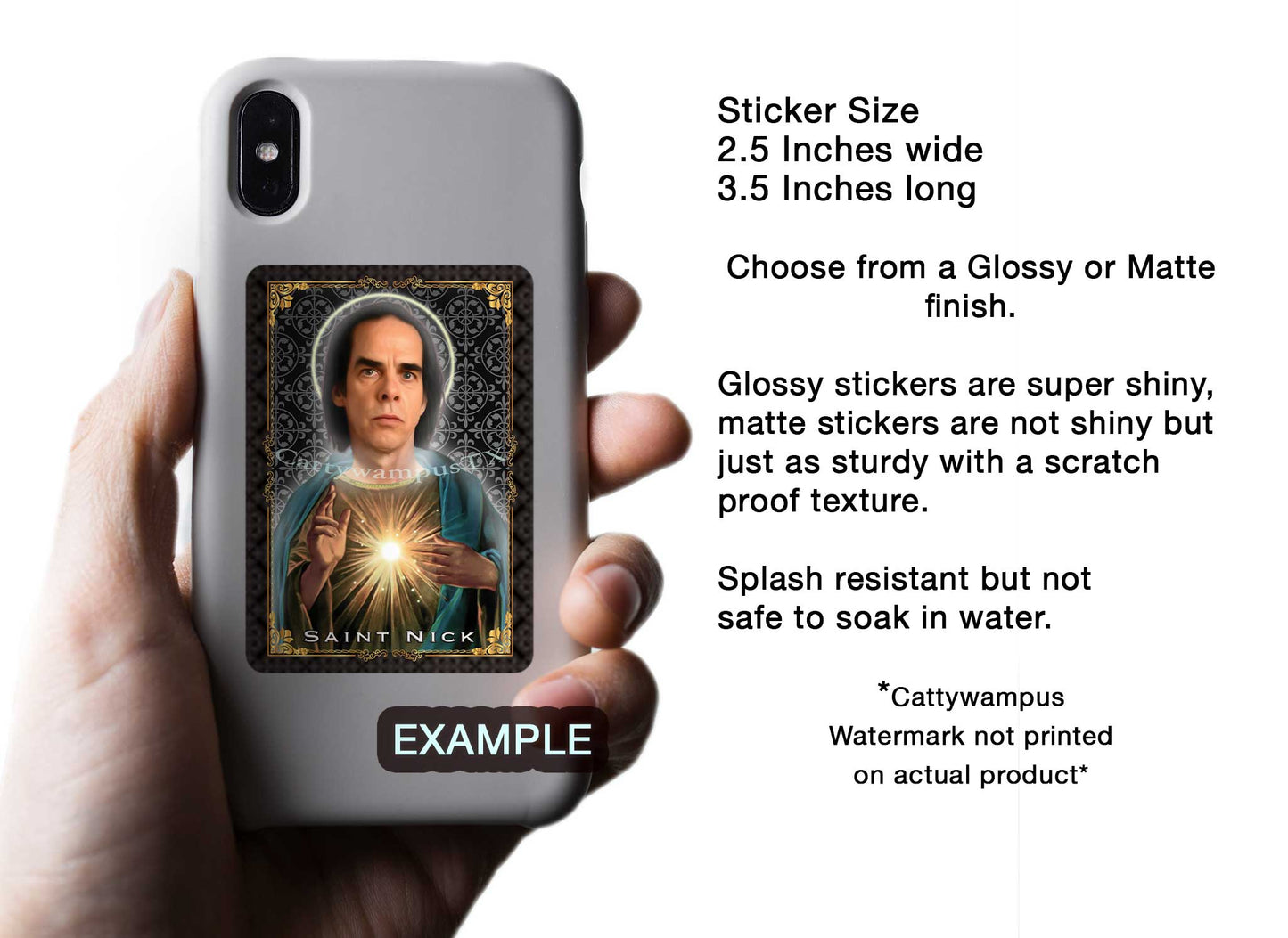 Saint Nick Cave Sticker