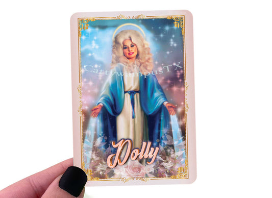 Saint Dolly Sticker What Would Dolly Do