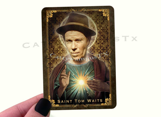 Saint Tom Waits Sticker