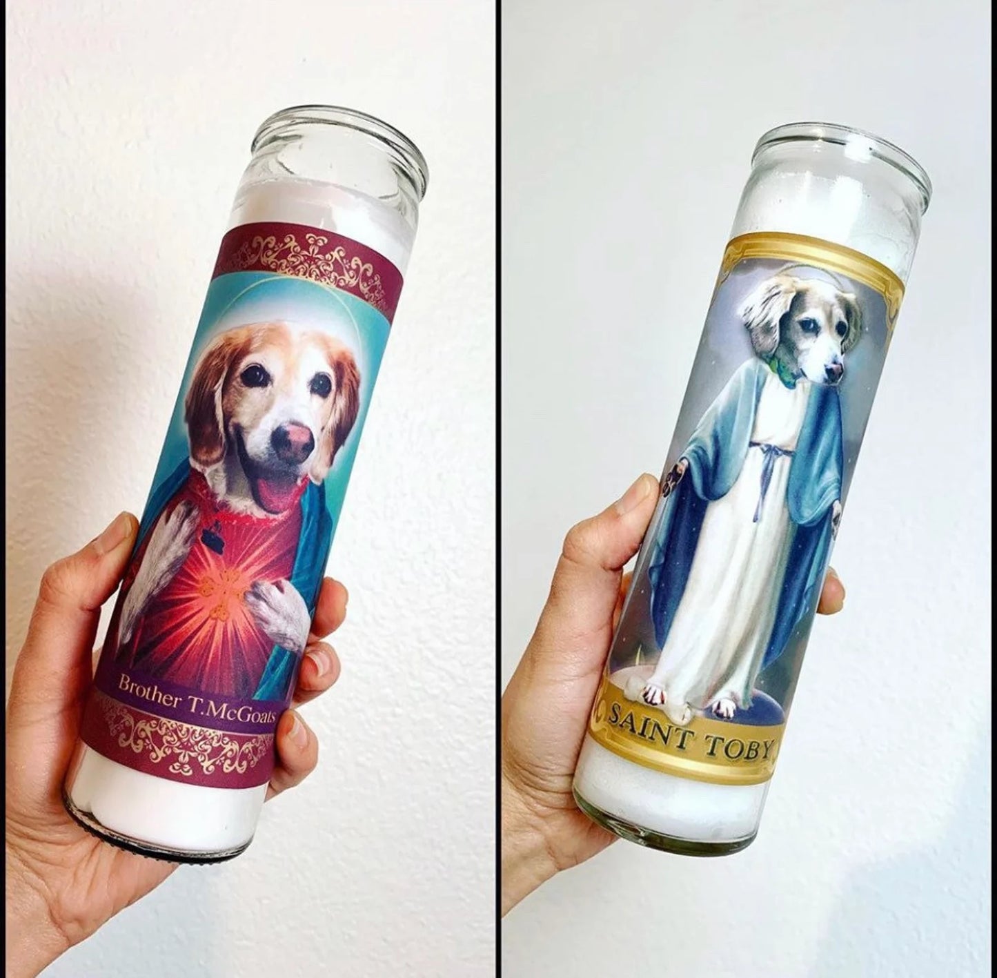Custom Saint Candle For a Loved One