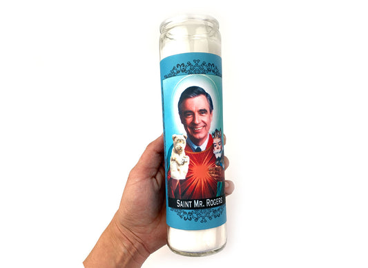 Saint Mr Rogers | Novelty Candle | Gift for her | Gift for him | Nostalgia