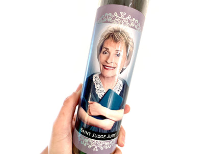 Judge Judy - Celebrity Prayer Candle | Only Judy Can Judge Me - Judge Judy Gift