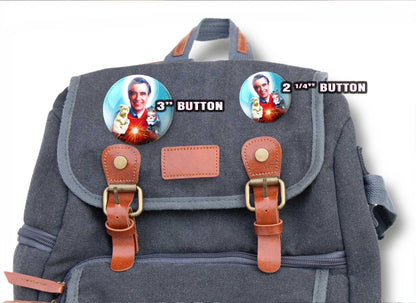 Saint Mr Rogers - Pocket Mirror, Magnet, and or  Pin Back Button