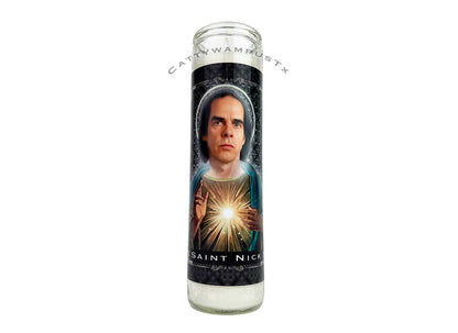 Nick Cave Prayer Candle | Celebrity Saint Devotional Candle | Goth | Post Punk