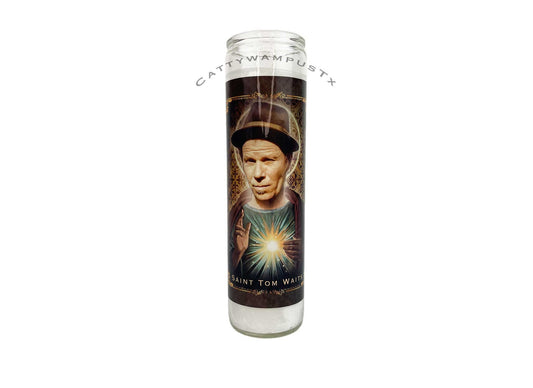 Tom Waits Devotional Prayer Candle | Celebrity Saint Candle