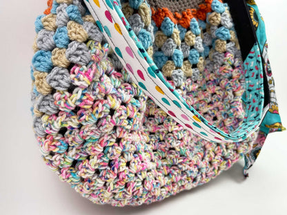 Kitschy Crochet Cross Body Shoulder Boho Bag