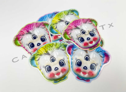 Kitschy 3rd Eye Creature Bear Stickers