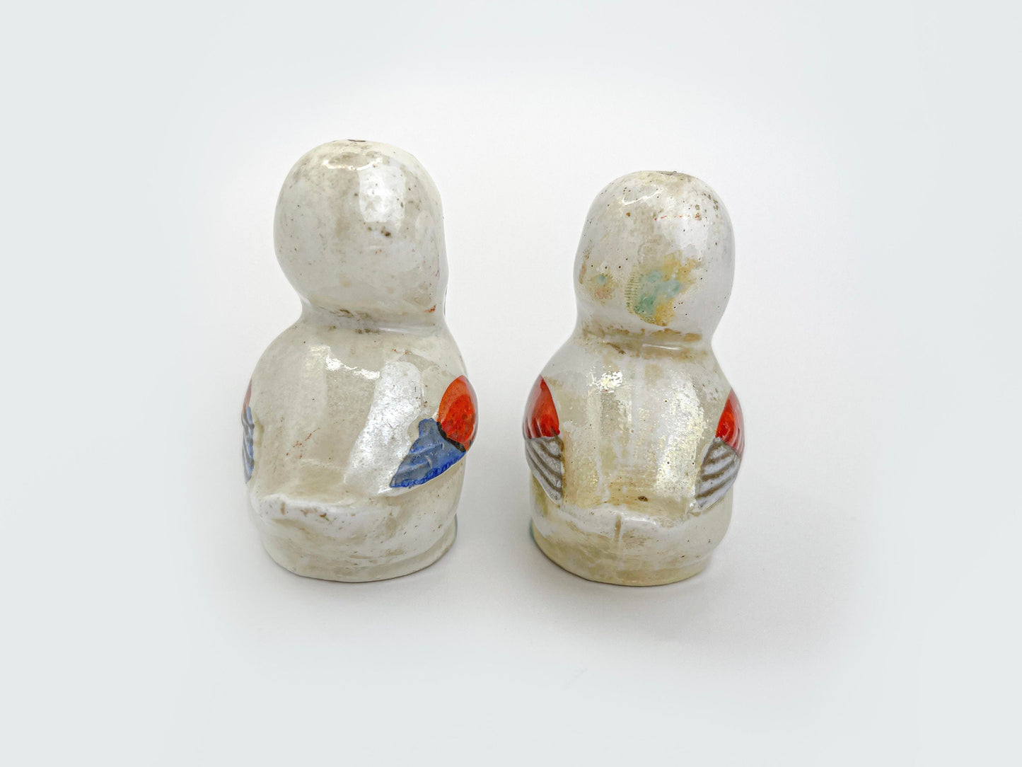 Vtg Hand Painted , Vintage Figurine  DoDo Birds Salt & Pepper Shakers | Duck Pelican Made in Germany | Ceramic Mid Century Decor | Vintage