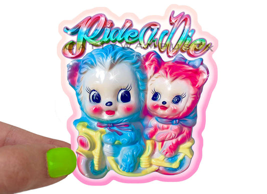 Ride Or Die Kitschy Sticker